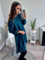 Damenlanger Pullover blau