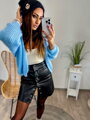 Piękny damski kardigan LIGHTBLUE