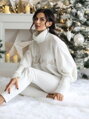 Schneeweißer Pullover WEIHNACHTEN SW254-24