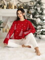 Weihnachtsroter Pullover SW251-24