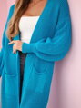 Lange Damen-Strickjacke IT-8