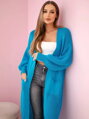Lange Damen-Strickjacke IT-8