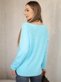 Blauer Damenpullover IT-47