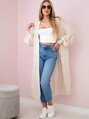 Beige Damen-Cardigan IT-8