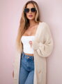 Beige Damen-Cardigan IT-8