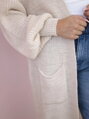 Beige Damen-Cardigan IT-8