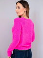 Dámsky alpakový sveter neón-ružový IT107