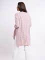 Damen Strickjacke MARTIN in hellrosa Farbe
