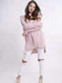 Damen Strickjacke MARTIN in hellrosa Farbe