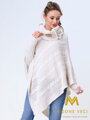 Damen Rollkragen-Poncho NOEMI beige