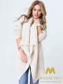 Moderne Strickjacke in beige Farbe OSSI