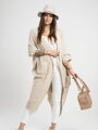 Langer Damen Cardigan VANITY beige