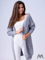 Damen Strickjacke HENA - hellgrau