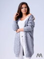 Damen Strickjacke HENA - hellgrau