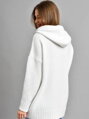 Stylowy sweter z kapturem BUENO ecru