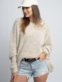 Oversize damski sweter COCO BEIGE