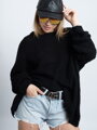 Damski sweter oversize COCO BLACK