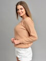 Damen Pullover HONEY - cappuccino