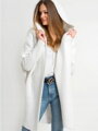 Bequemer Damen-Cardigan NEIRO weiß 