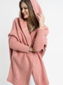 Cardigan mit Kapuze NEIRO rosa