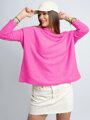 Wełniany damski sweter SEPHIA neon-pink