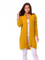 Wunderschöne Strickjacke MARGARET Senf