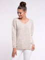 Damen Strickpullover ADORA creme