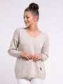 Damen Strickpullover ADORA creme