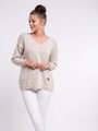 Damen Strickpullover ADORA creme