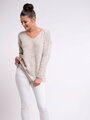 Damen Strickpullover ADORA creme