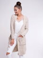 Wunderschöne Strickjacke ALBA beige