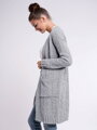 Wunderschöne Strickjacke ALBA grau