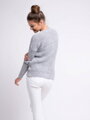 Damen Strickpullover DAISY grau