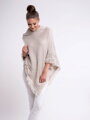Damen Poncho mit Kapuze HARLEY beige