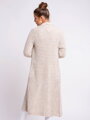 Lange Strickjacke HAZEL beige