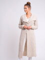 Lange Strickjacke HAZEL beige