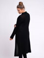 Lange Strickjacke HAZEL schwarz
