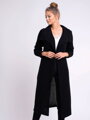 Lange Strickjacke HAZEL schwarz