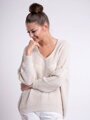 Damen Strickpullover LAYLA creme