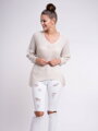 Damen Strickpullover LAYLA creme