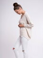 Damen Strickpullover LAYLA creme