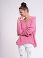 Dámsky pletený pulóver LAYLA ružový