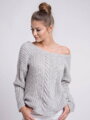 Damen Strickpullover LIV grau