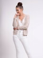 Damen Strickjacke NEL beige