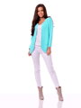 Damen Strickjacke NESS - türkysblau