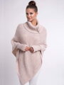 Damen Strickponcho FELICIA puderosa