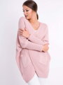 Damen Strickjacke Oversize JULIETT alt rosa