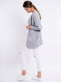 Damen Strickjacke Oversize JULIETT hellgrau