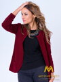 Damen Strickjacke NESS - weinrot