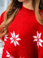 Damen Pullover SUK-DZ23-23 mit Weihnachtsmotiv 